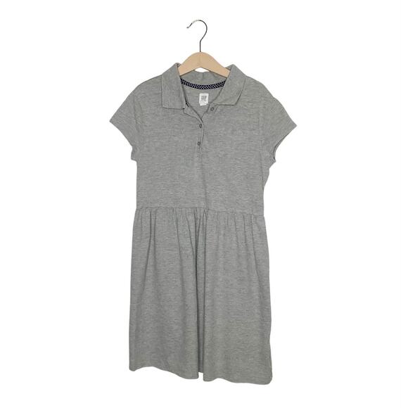 Gap Gray Polo Uniform Shirt Dress Bundle Of Two Large 10 - Picture 2 of 13